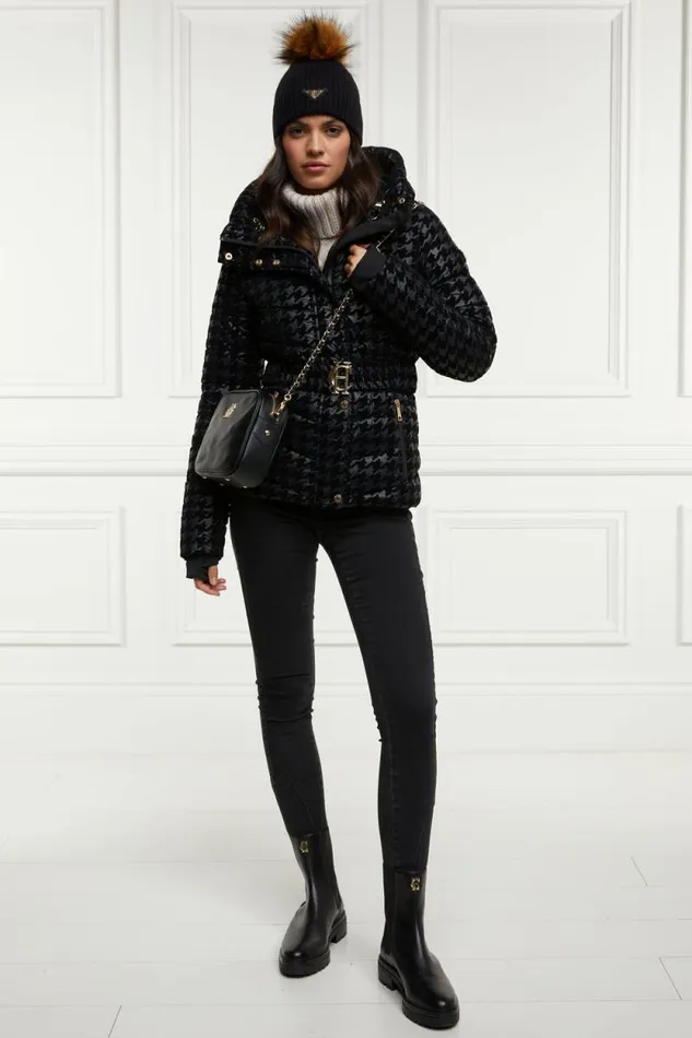 Women Vermont Puffer Jacket Mono Houndstooth Holland Cooper Jackets Women Vermont Puffer Jacket Mono Houndstooth Holland Cooper Jackets