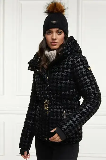 Women Vermont Puffer Jacket Mono Houndstooth Holland Cooper Jackets Women Vermont Puffer Jacket Mono Houndstooth Holland Cooper Jackets