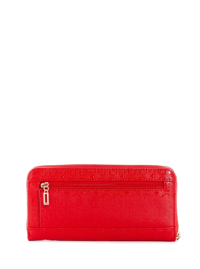 Women Wallets GUESS Red Quilted G Shine Large Wallet Women Wallets GUESS Red Quilted G Shine Large Wallet