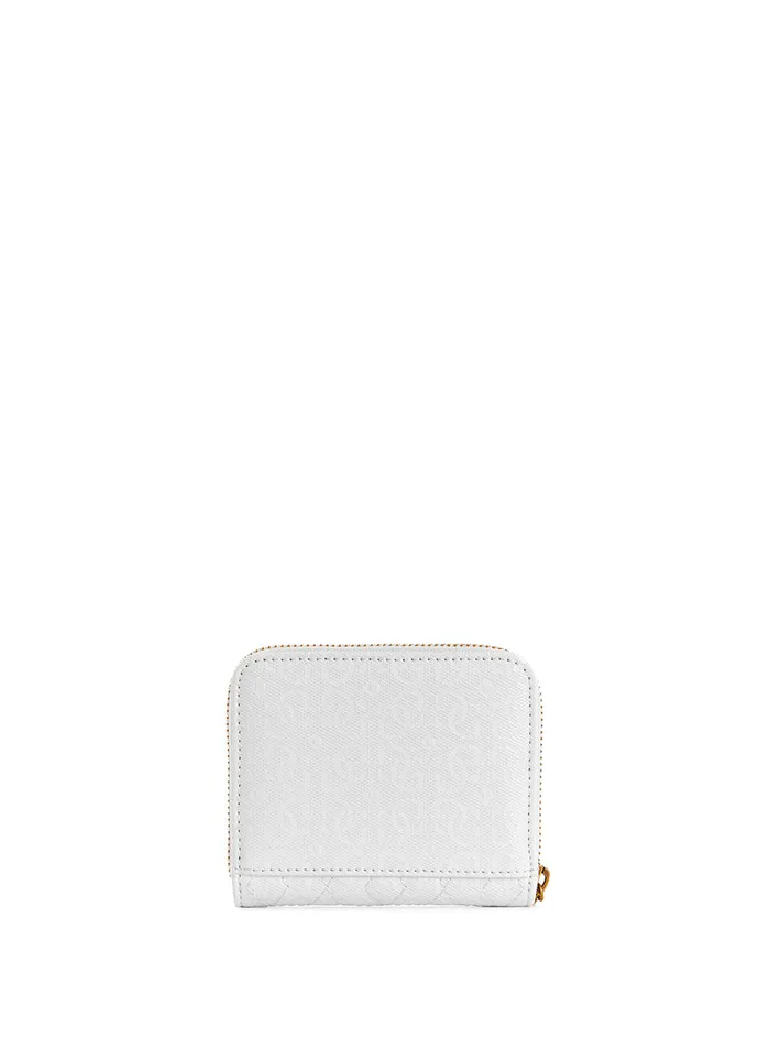 Women Wallets GUESS White Isidora Small Wallet Women Wallets GUESS White Isidora Small Wallet