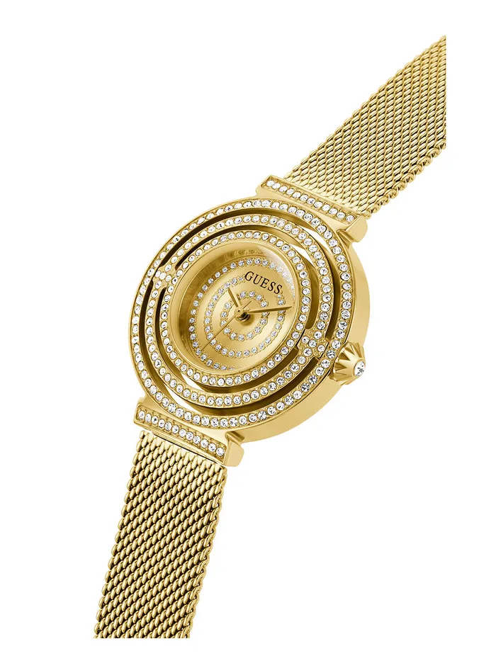 Women Watches GUESS Gold Dream Crystal Mesh Watch Women Watches GUESS Gold Dream Crystal Mesh Watch