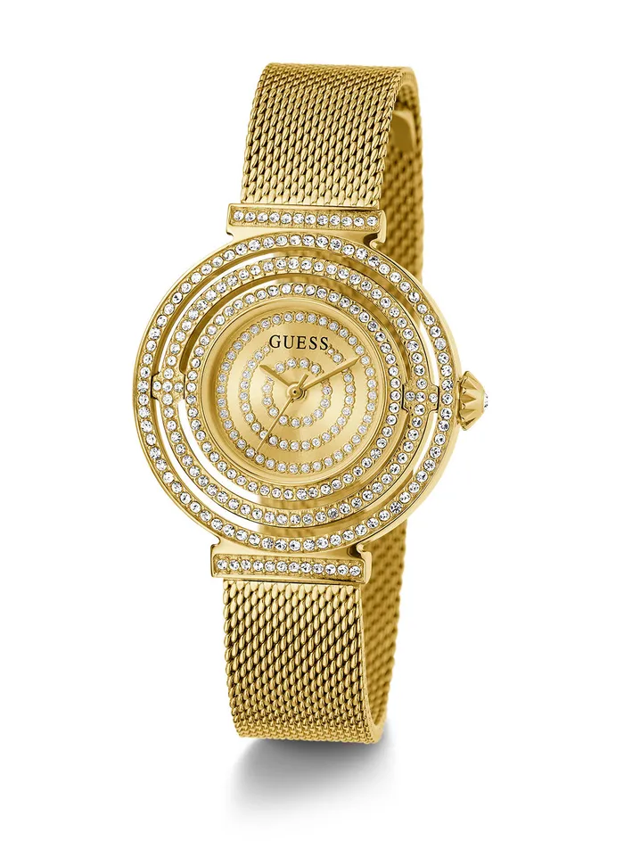 Women Watches GUESS Gold Dream Crystal Mesh Watch Women Watches GUESS Gold Dream Crystal Mesh Watch