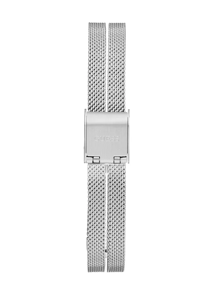 Women Watches GUESS Silver Array Crystal Mesh Watch Women Watches GUESS Silver Array Crystal Mesh Watch