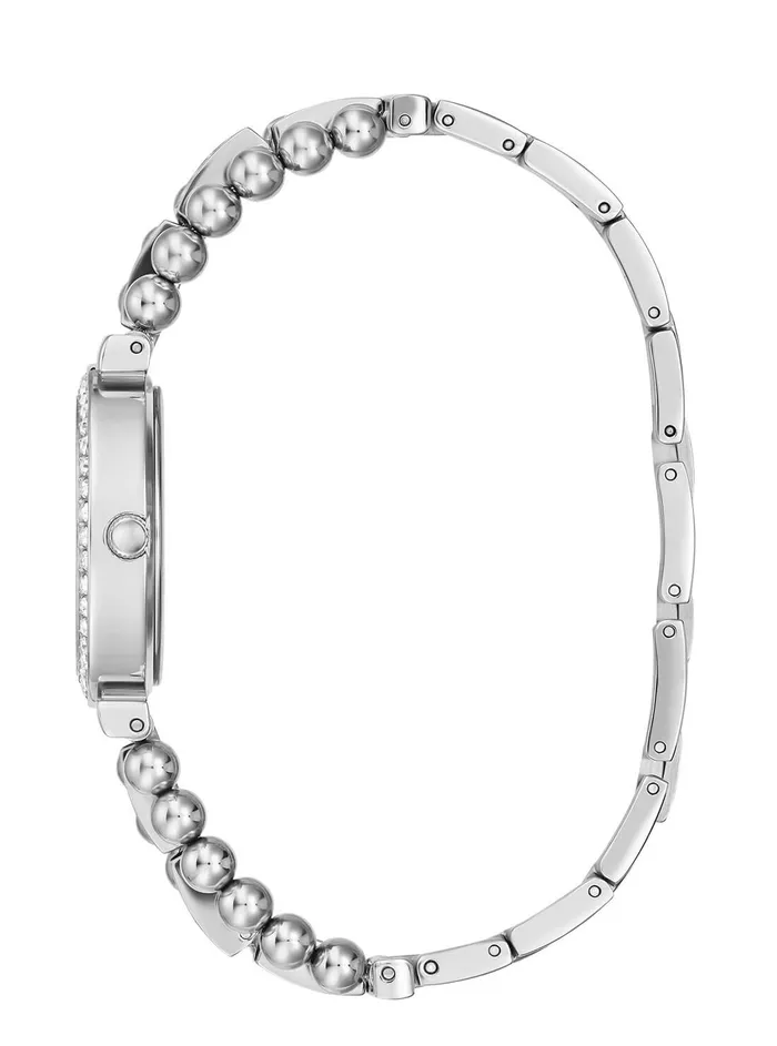 Women Watches GUESS Silver Beaded Glitz Gala Watch Women Watches GUESS Silver Beaded Glitz Gala Watch