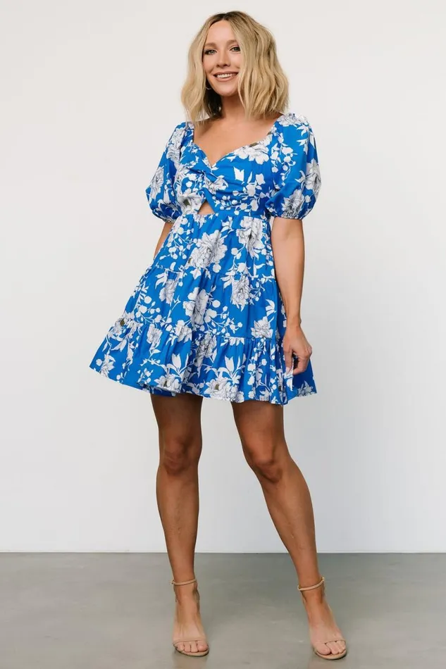 Women Westbrook Mini Dress Blue Floral Baltic Born Short Dresses Women Westbrook Mini Dress Blue Floral Baltic Born Short Dresses