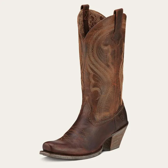 Women Western Boots Ariat Lively Western Boot Sassy Brown