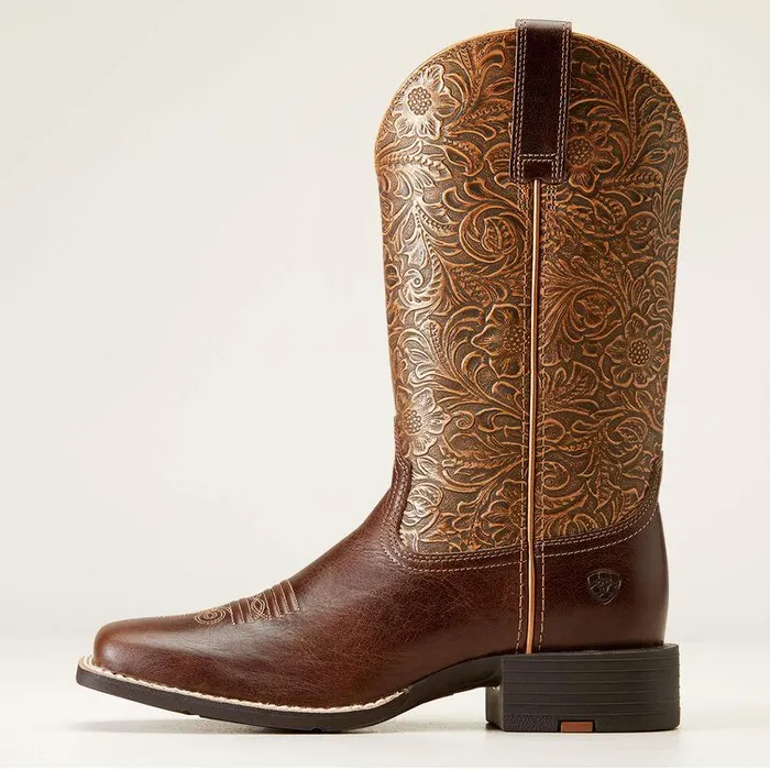Women Western Boots Ariat Round Up Wide Square Toe Western Boot Arizona Brown Women Western Boots Ariat Round Up Wide Square Toe Western Boot Arizona Brown