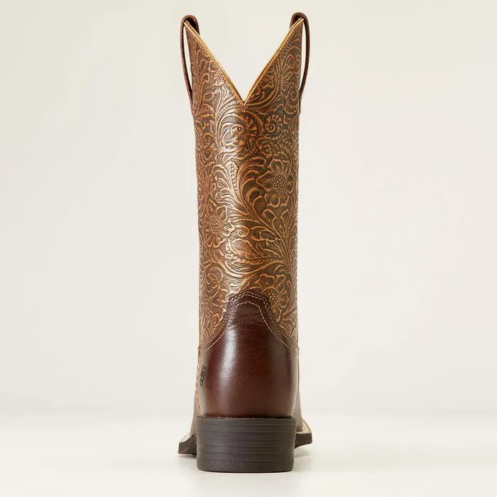 Women Western Boots Ariat Round Up Wide Square Toe Western Boot Arizona Brown Women Western Boots Ariat Round Up Wide Square Toe Western Boot Arizona Brown