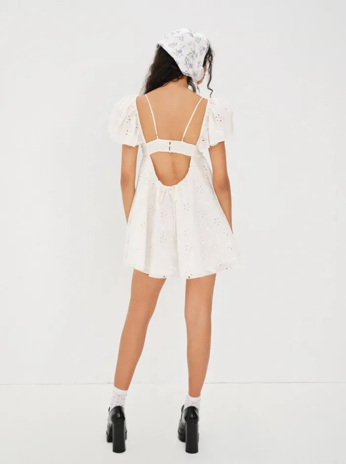Women Weston Mini Dress White For Love and Lemons Dresses Women Weston Mini Dress White For Love and Lemons Dresses