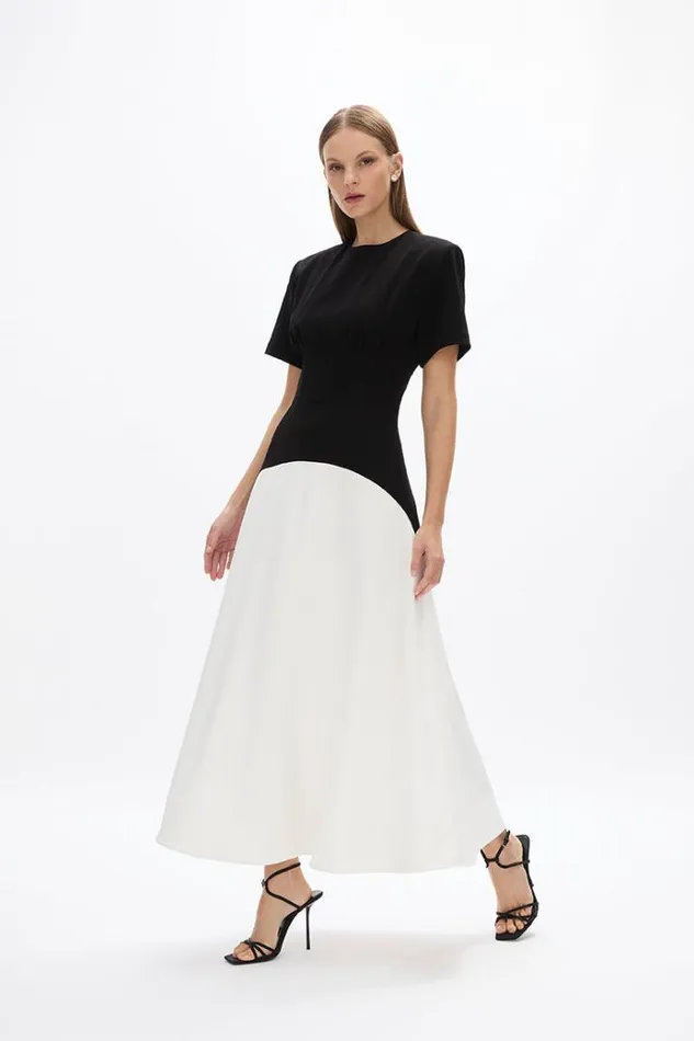 Women White Dresses Rachel Gilbert Dover Dress BlackWhite Women White Dresses Rachel Gilbert Dover Dress BlackWhite