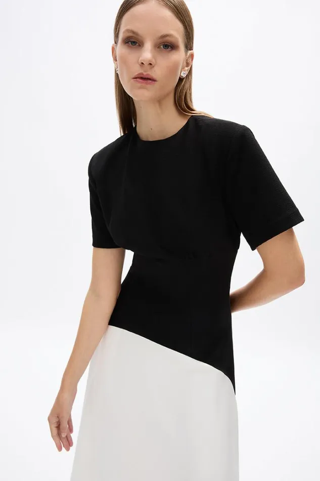 Women White Dresses Rachel Gilbert Dover Dress BlackWhite Women White Dresses Rachel Gilbert Dover Dress BlackWhite