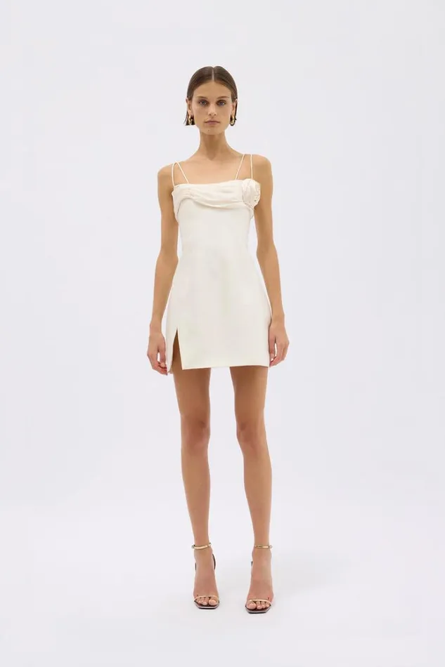 Women White Dresses Rachel Gilbert SAWYER MINI