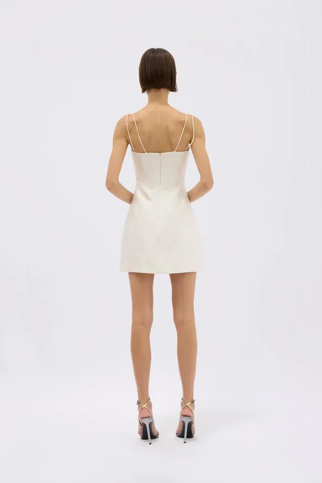 Women White Dresses Rachel Gilbert SAWYER MINI