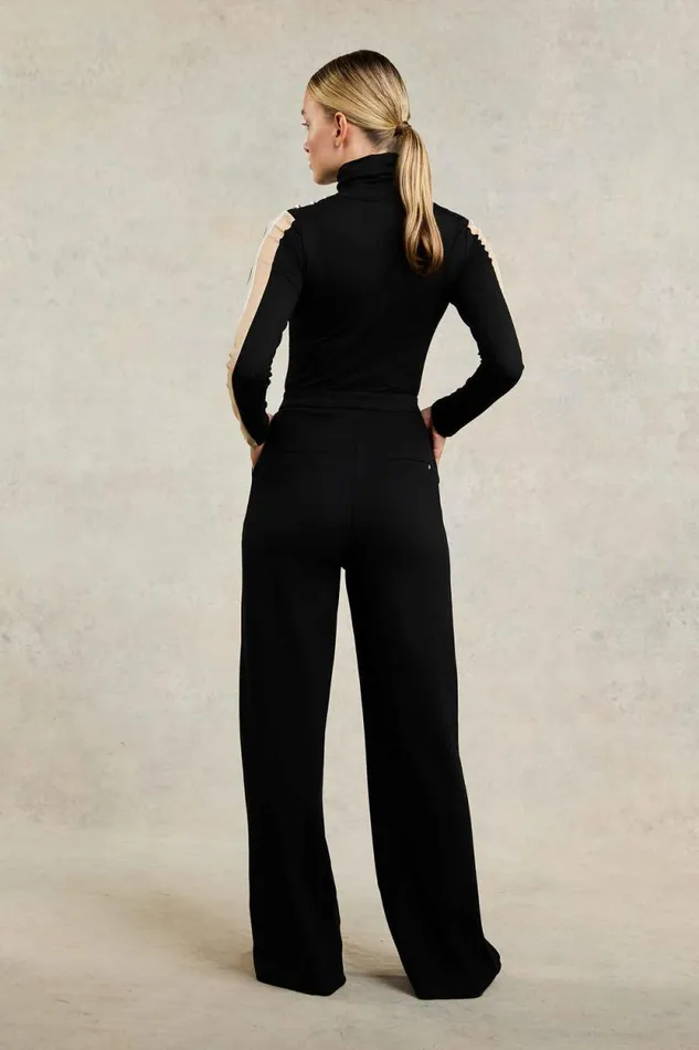 Women Wide Leg Pant Black Black Holland Cooper Trousers
