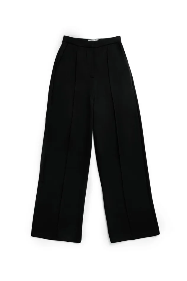 Women Wide Leg Pant Black Black Holland Cooper Trousers