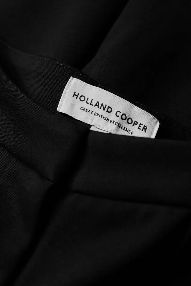 Women Wide Leg Pant Black Black Holland Cooper Trousers