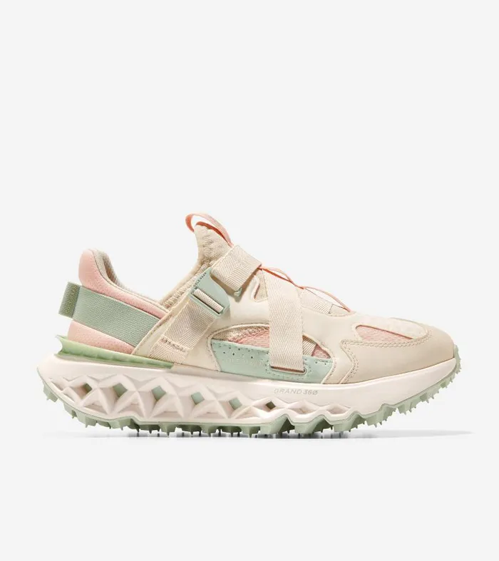 Women Women039s 5ZERGRAND Monk Strap Running Shoe Pink Cole Haan Sneakers
