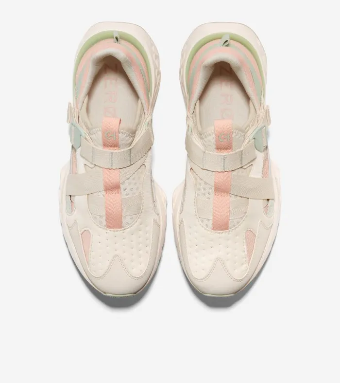 Women Women039s 5ZERGRAND Monk Strap Running Shoe Pink Cole Haan Sneakers