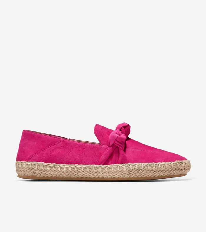 Women Women039s Cloudfeel Knotted Espadrille Pink Cole Haan Espadrilles