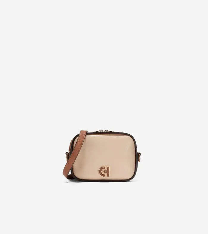 Women Women039s Essential Crossbody Camera Bag Brown Cole Haan Bags and Backpacks