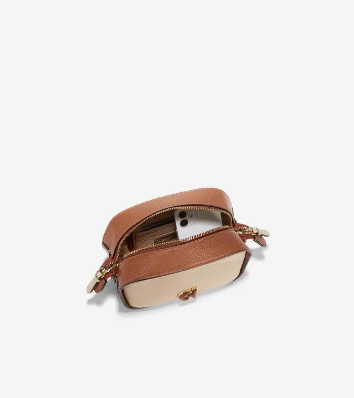 Women Women039s Essential Crossbody Camera Bag Brown Cole Haan Bags and Backpacks