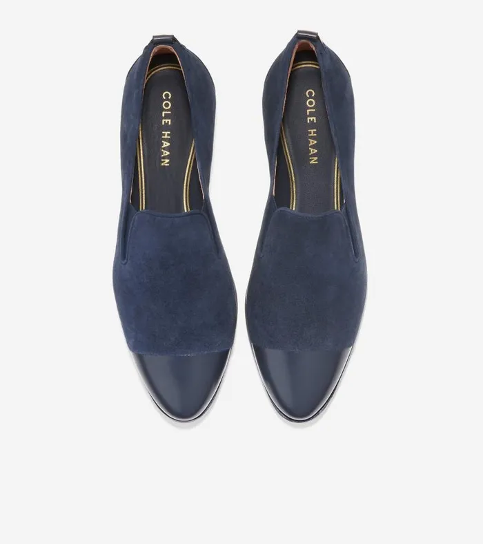 Women Women039s Grand Ambition SlipOn Loafer Blue Cole Haan Loafers and Drivers