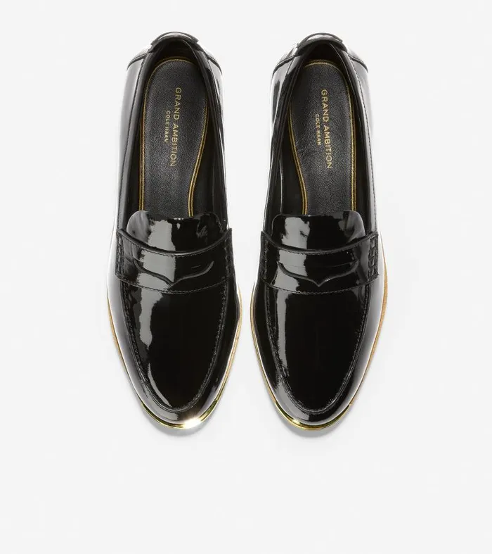 Women Women039s Grand Ambition Tolly Penny Loafer Black Cole Haan Loafers and Drivers Women Women039s Grand Ambition Tolly Penny Loafer Black Cole Haan Loafers and Drivers