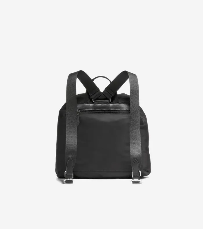 Women Women039s Nylon Flap Backpack Black Cole Haan Bags and Backpacks