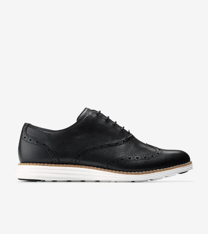 Women Women039s riginalGrand Wingtip Oxford Black Cole Haan Oxfords