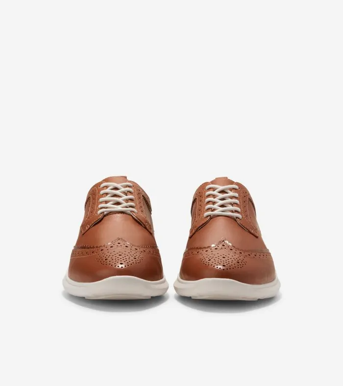 Women Women039s ZERGRAND Meritt Wingtip Oxfords Brown Cole Haan Oxfords