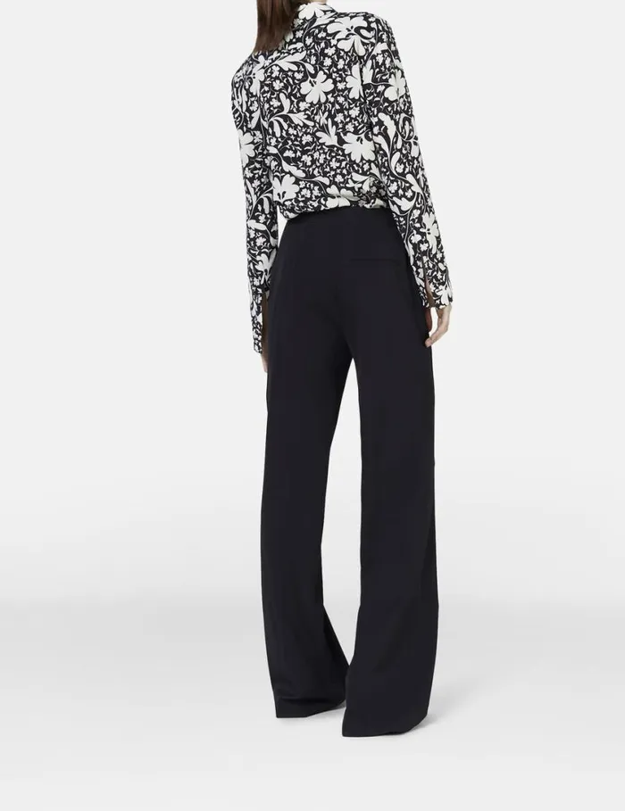 Women Wool Flannel Tailored Trousers Black Stella McCartney Tailoring Women Wool Flannel Tailored Trousers Black Stella McCartney Tailoring