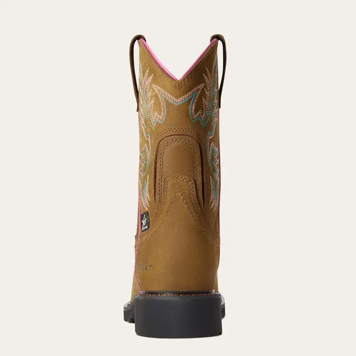 Women Work Boots and Shoes Ariat Krista MetGuard Steel Toe Work Boot Dark Brown