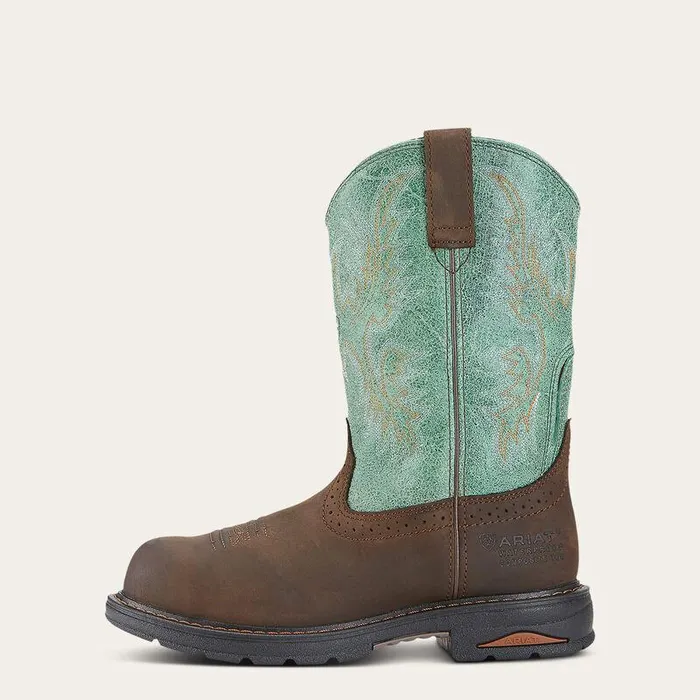 Women Work Boots and Shoes Ariat Tracey Waterproof Composite Toe Work Boot Oily Distressed Brown Women Work Boots and Shoes Ariat Tracey Waterproof Composite Toe Work Boot Oily Distressed Brown