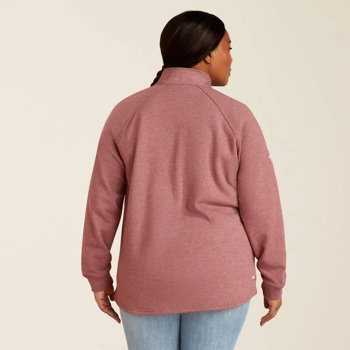 Women Workwear Ariat FR Primo Fleece 20 14 Zip Sweater Rose Taupe Women Workwear Ariat FR Primo Fleece 20 14 Zip Sweater Rose Taupe