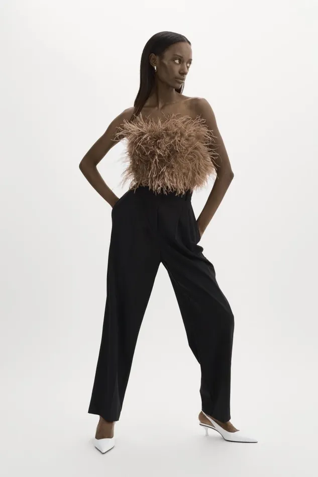 Women ZAINA Feather Bustier Sirocco LAMARQUE Tops Women ZAINA Feather Bustier Sirocco LAMARQUE Tops