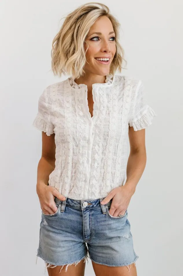Women Zara Lace Top White Baltic Born Blouses and Shirts Women Zara Lace Top White Baltic Born Blouses and Shirts