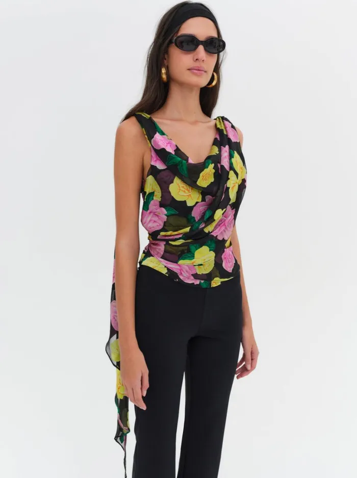 Women Zoey Top Black For Love and Lemons Tops Women Zoey Top Black For Love and Lemons Tops