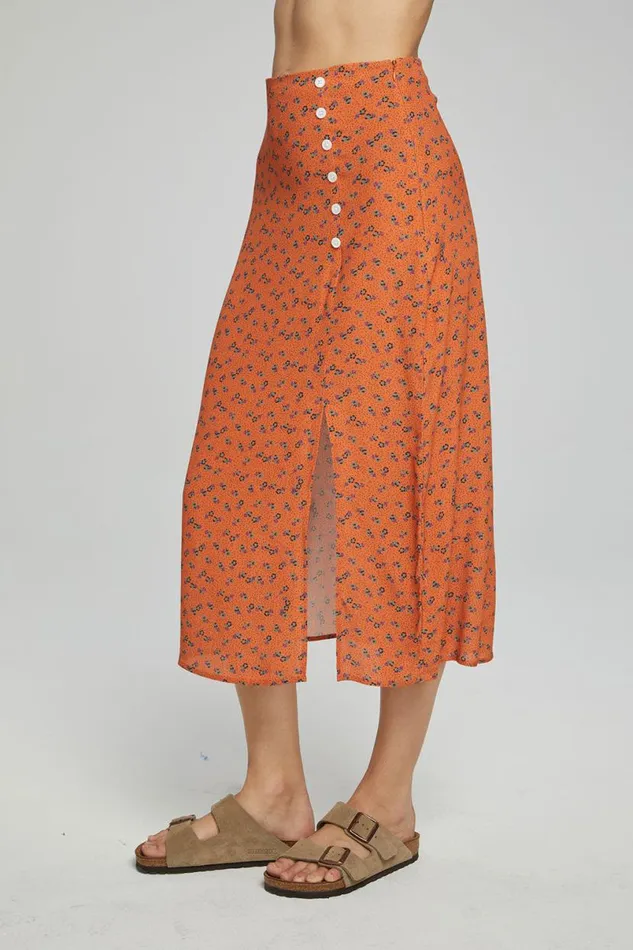 Womens Bottoms Chaser Brand Belle Midi Skirt 8211 Tigerlily