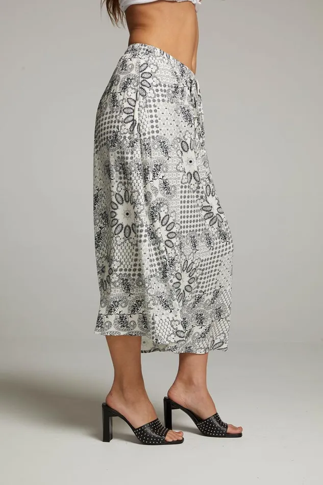 Womens Bottoms Chaser Brand Darby Paisley Bandana Midi Skirt
