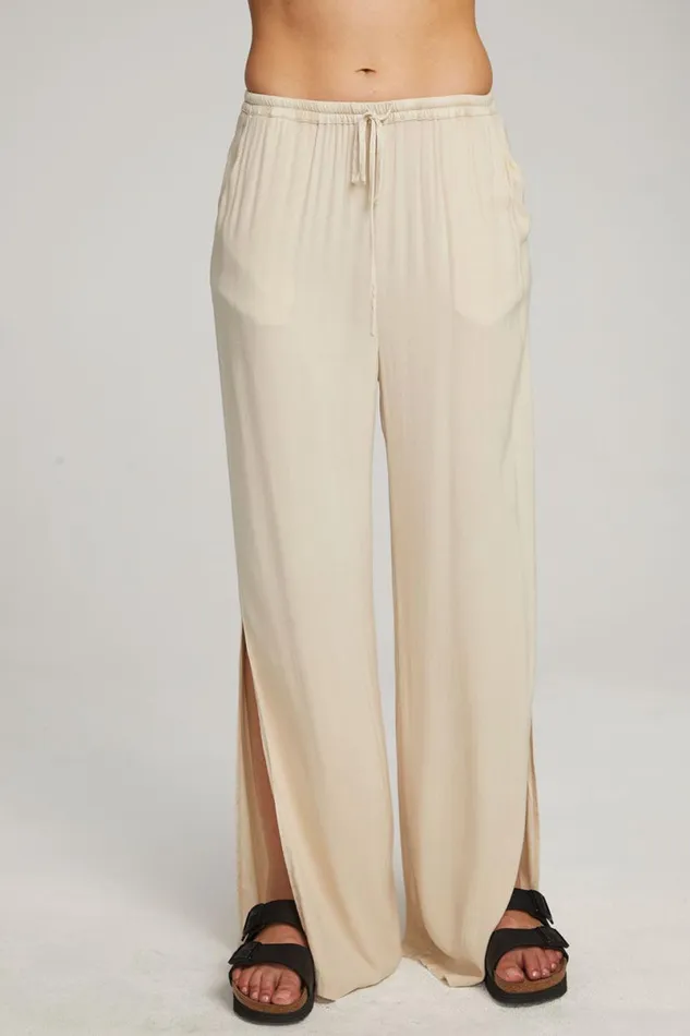 Womens Bottoms Chaser Brand Devine OffWhite Bark Trousers