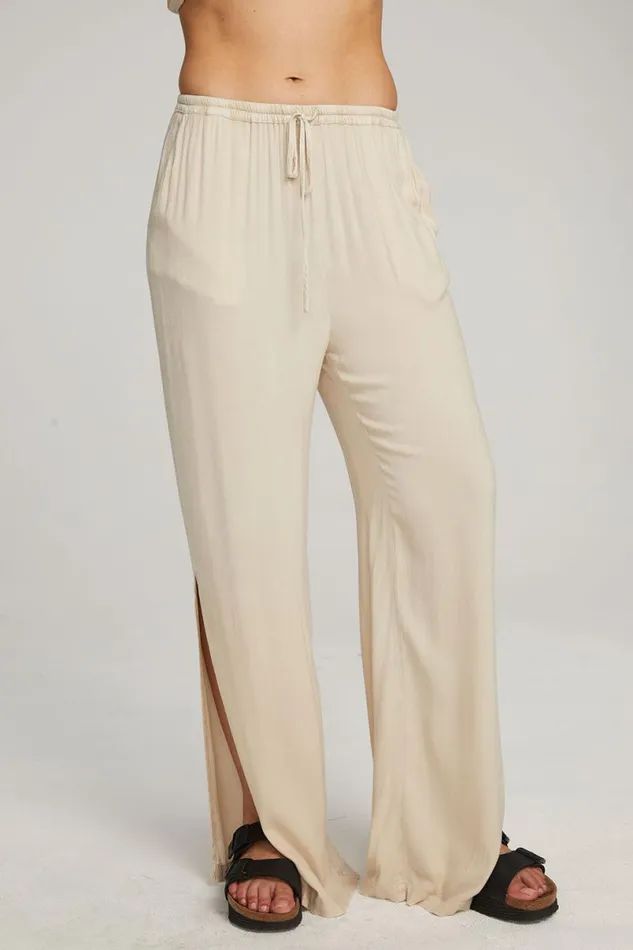 Womens Bottoms Chaser Brand Devine OffWhite Bark Trousers