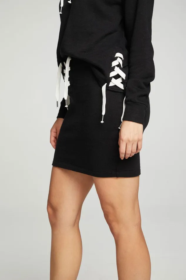 Womens Bottoms Chaser Brand Lace Up Mini Skirt