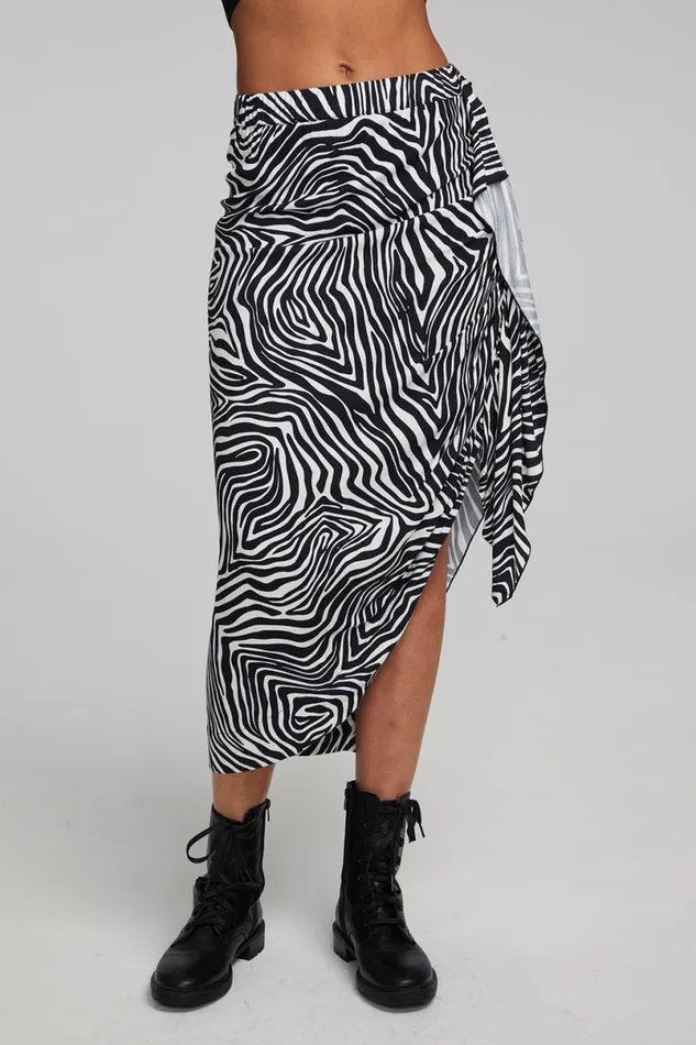 Womens Bottoms Chaser Brand Lindsay Wild Thing Midi Skirt