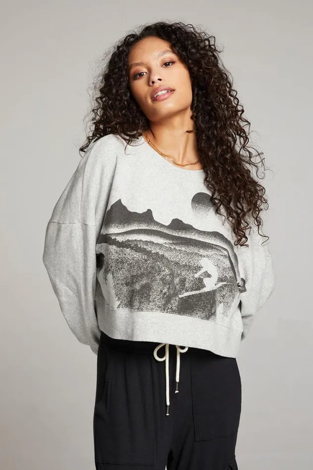 Womens Graphics Chaser Brand Ski Life Long Sleeve