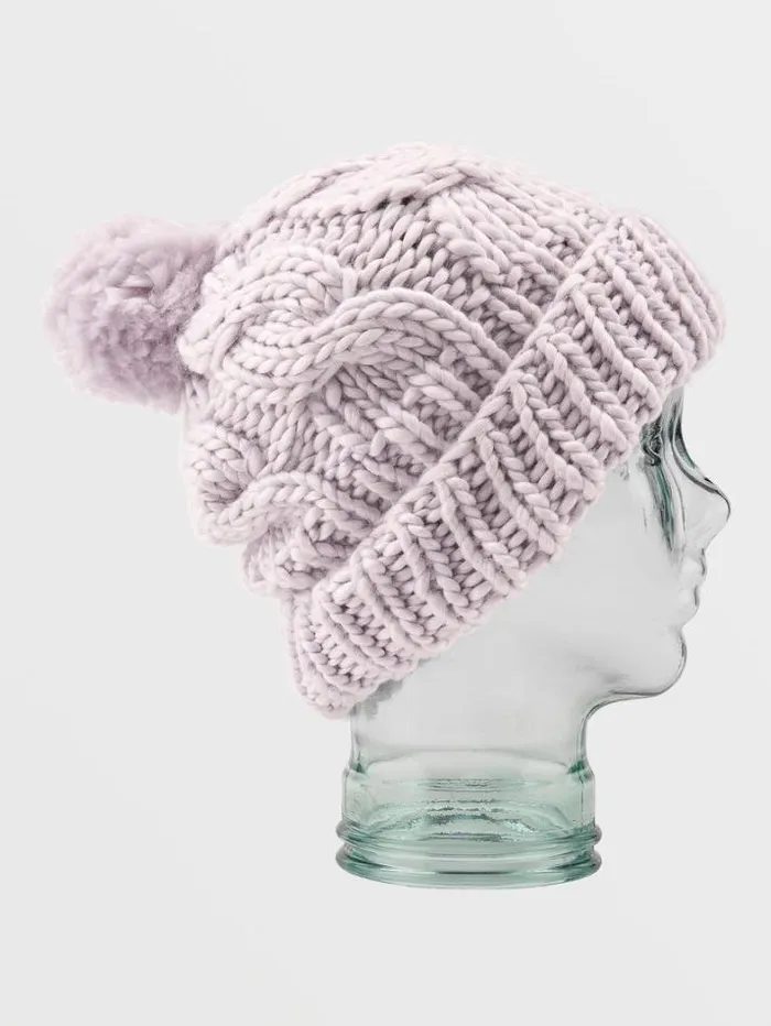 Womens Hats and Beanies Volcom Hand Knit Beanie 8211 Calcite