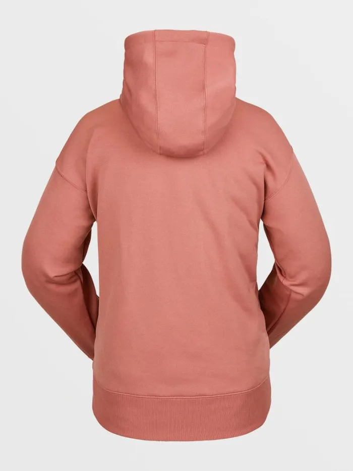 Womens Hoodies and Sweatshirts Volcom Core Hydro Hoodie 8211 Earth Pink