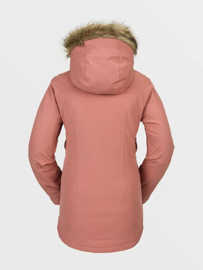 Womens Jackets Volcom Shadow Insulated Jacket 8211 Earth Pink