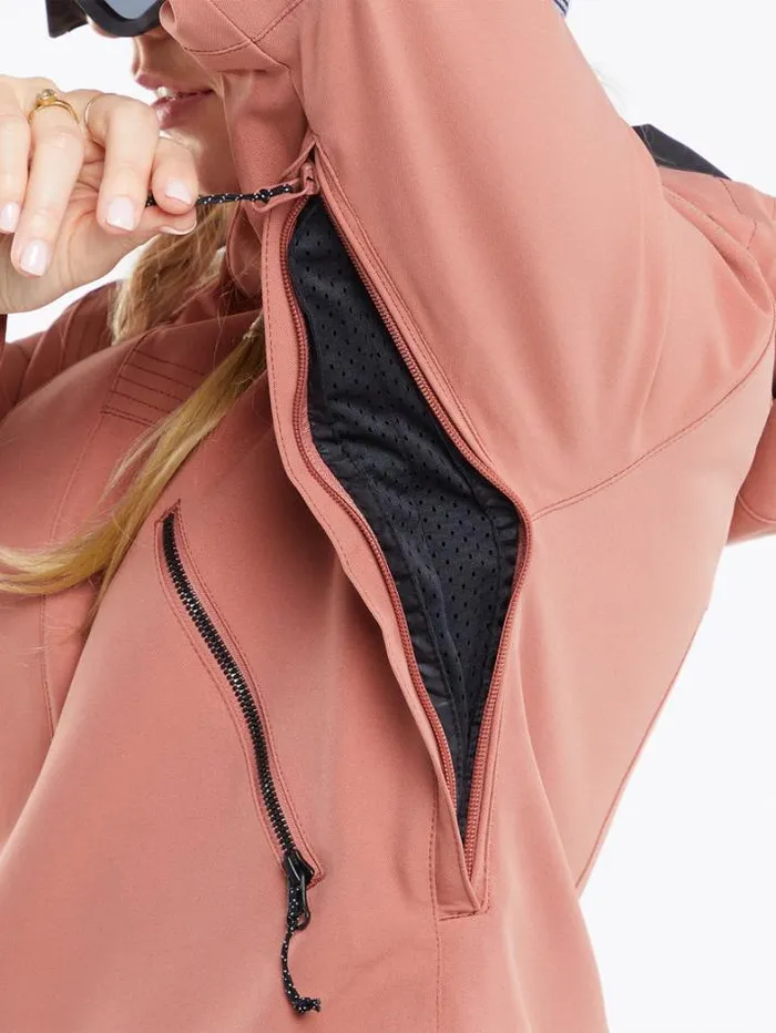 Womens Jackets Volcom Shadow Insulated Jacket 8211 Earth Pink