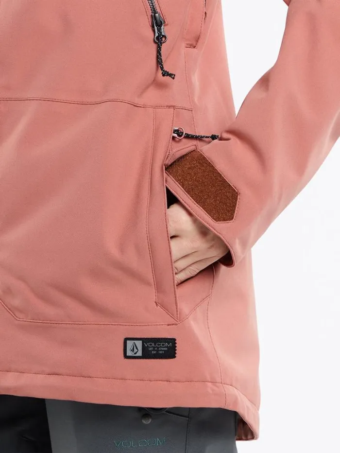 Womens Jackets Volcom Shadow Insulated Jacket 8211 Earth Pink