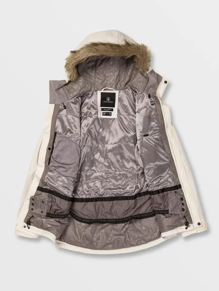 Womens Jackets Volcom Shadow Insulated Jacket 8211 Moonbeam